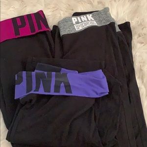 3 vs pink yoga pants